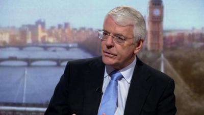 Former prime minister Sir John Major