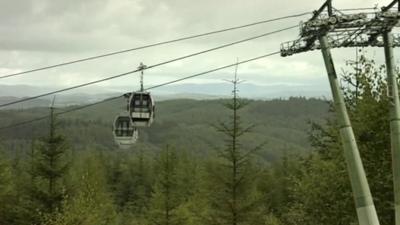 Artist's impression of Lake District cable car