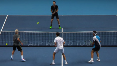 Andy Murray takes on John McEnroe, Tim Henman & Pat Cash