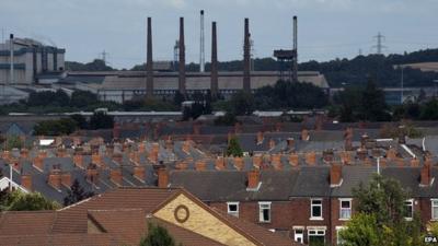 Rotherham in South Yorkshire