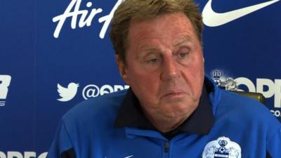 Queens Park Ranger's manager Harry Redknapp