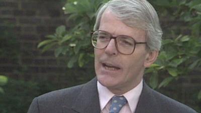 John Major in 1995