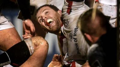 Darren Cave scored two tries for Ulster