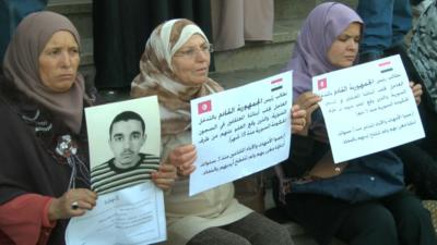 'Tunisians Trapped Abroad' rally