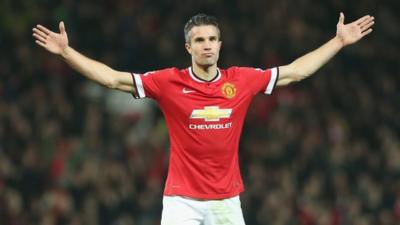 Manchester United striker Robin van Persie