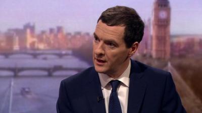 Goerge Osborne on The Andrew Marr Show