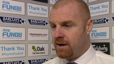 Burnley boss Sean Dyche