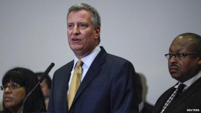 New York City Mayor Bill de Blasio