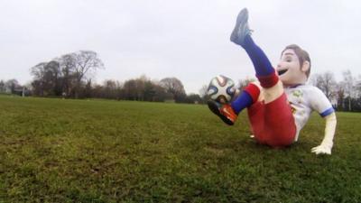 FA Cup mascot John Farnworth