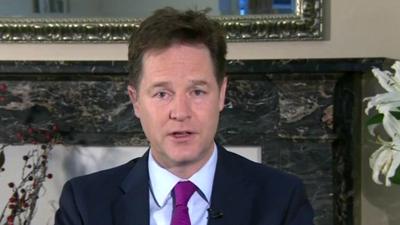 Deputy Prime Minister Nick Clegg