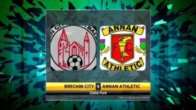 Brechin City 4-2 Annan Athletic