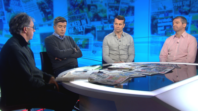 Match of the Day 2 Extra pundits Mark Lawrenson, Shay Given and Oliver Holt