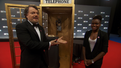 Eddie Izzard and Nicola Adams