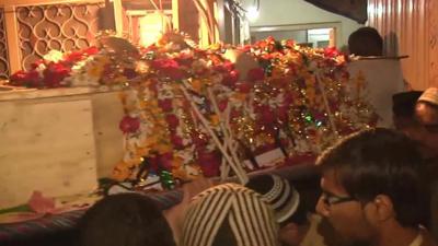 The funeral of a 15 year-old boy in Peshawar