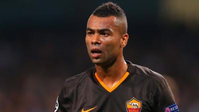 AS Roma left-back Ashley Cole