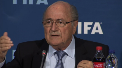 Fifa president Sepp Blatter