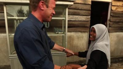 Andrew Harding meets tsunami survivor