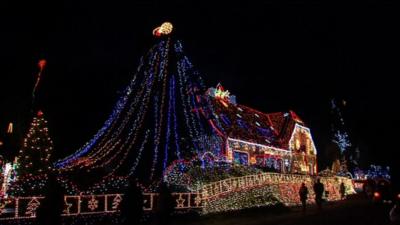 The house with 400,000 lights