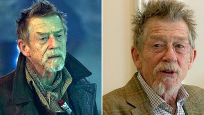 Norfolk-based actor John Hurt as the Doctor