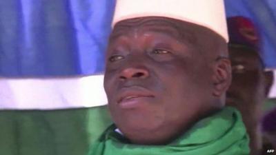 File photo of The Gambia president Yahya Jammeh