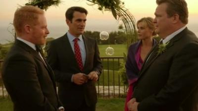 Scene from ABC show, Modern Family