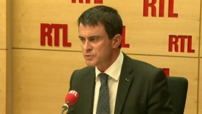 The French Prime Minister Manuel Valls