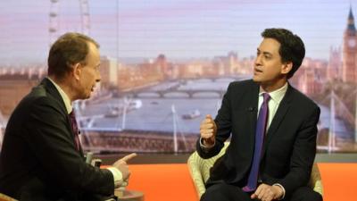 Ed Miliband on The Andrew Marr Show