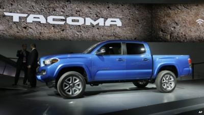 The new Toyota Tacoma truck