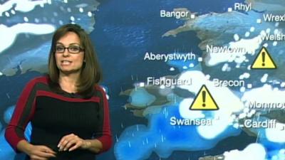 BBC weather presenter Sue Charles