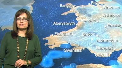 BBC weather presenter Sue Charles