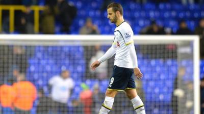 Tottenham's Roberto Soldado