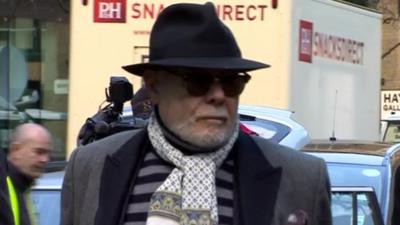 Gary Glitter is standing trial under his real name, Paul Gadd