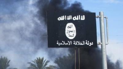 Islamic state flag - file image