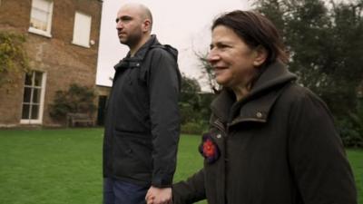 Alex Adamou and his mother Andriani