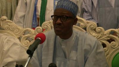 Nigeria's main opposition candidate Muhammadu Buhari