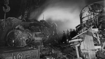 The wreckage