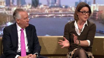 Peter Hain MP and Stephanie Flanders