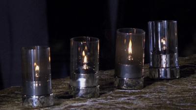 Candles at Auschwitz