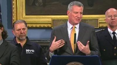 New York Mayor Bill de Blasio