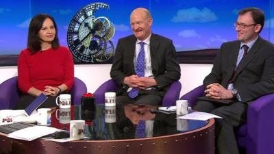 Caroline Flint, David Willetts and James Landale