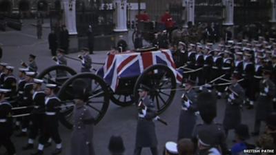 Winston Churchill's funeral