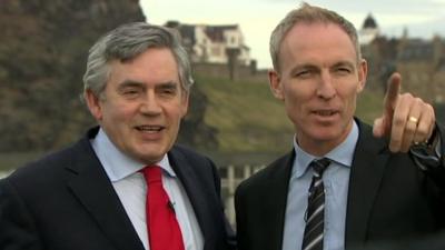 Gordon Brown and Jim Murphy