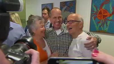 Peter Greste and his parents