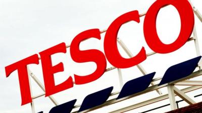 Tesco sign