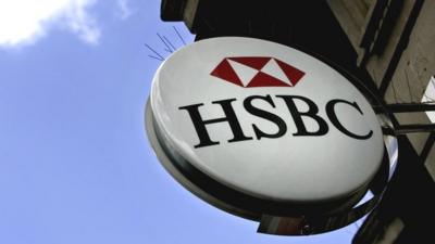 HSBC branch sign