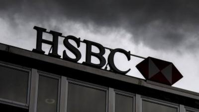 HSBC roof sign