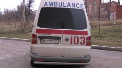 Ambulance in Donetsk