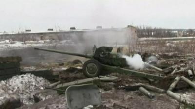 A tank in Ukraine