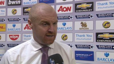 Burnley manager Sean Dyche