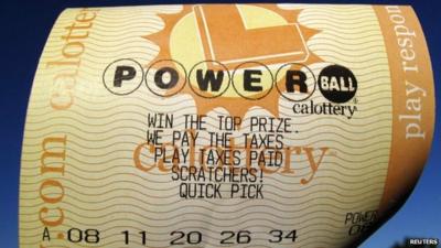 Powerball lottery ticket